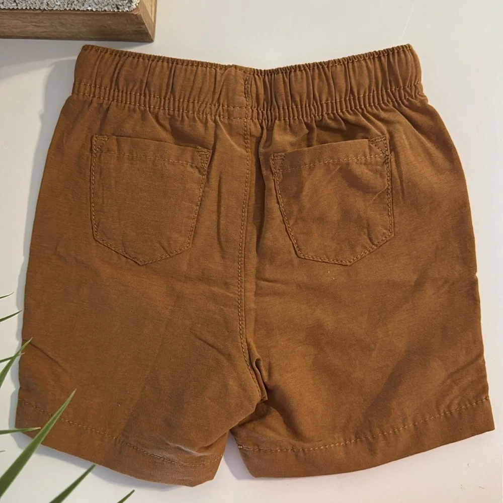3/$15 🌸 Jumping Beans Flat Front Poplin Short Toddler Boys Canyon Sand Khaki